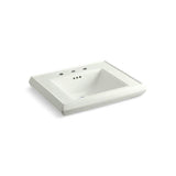 Kohler - Memoirs Pedestal/console table bathroom sink basin with 8'' widespread faucet holes - Dune