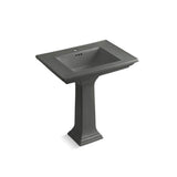Kohler - Memoirs Stately 30-3/4'' rectangular pedestal bathroom sink - Thunder Grey
