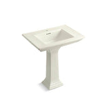 Kohler - Memoirs Stately 30-3/4'' rectangular pedestal bathroom sink - Biscuit