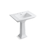 Kohler - Memoirs Stately 30-3/4'' rectangular pedestal bathroom sink - White