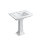 Kohler - Memoirs Stately 30-3/4'' rectangular pedestal bathroom sink - White