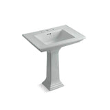 Kohler - Memoirs Stately 30-3/4'' rectangular pedestal bathroom sink - Ice Grey