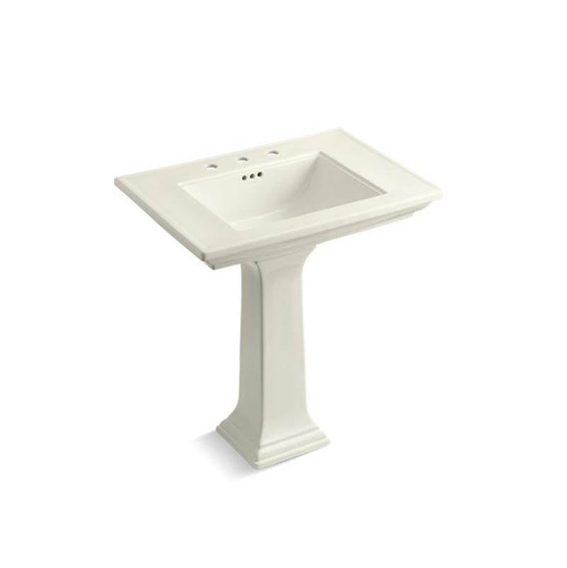 Kohler - Memoirs Stately 30-3/4'' rectangular pedestal bathroom sink - Biscuit
