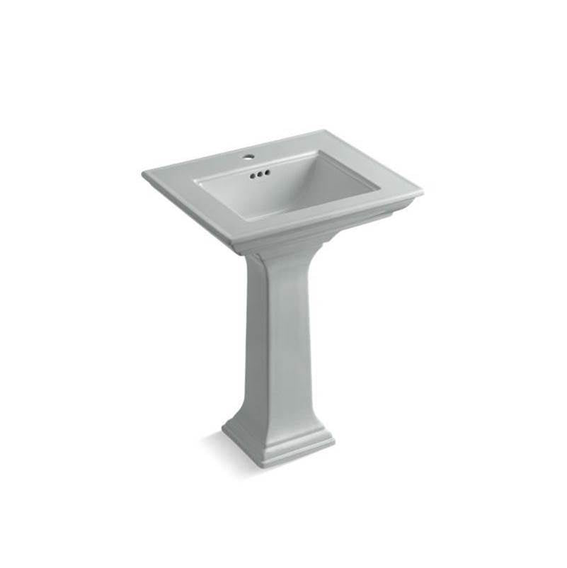 Kohler - Memoirs Stately 25'' rectangular pedestal bathroom sink - Ice Grey