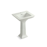Kohler - Memoirs Stately 25'' rectangular pedestal bathroom sink - Dune