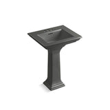 Kohler - Memoirs Stately 25'' rectangular pedestal bathroom sink - Thunder Grey