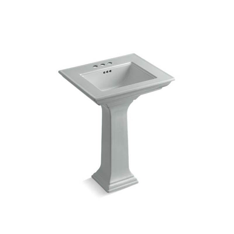 Kohler - Memoirs Stately 25'' rectangular pedestal bathroom sink - Ice Grey