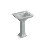 Kohler - Memoirs Stately 25'' rectangular pedestal bathroom sink - Ice Grey