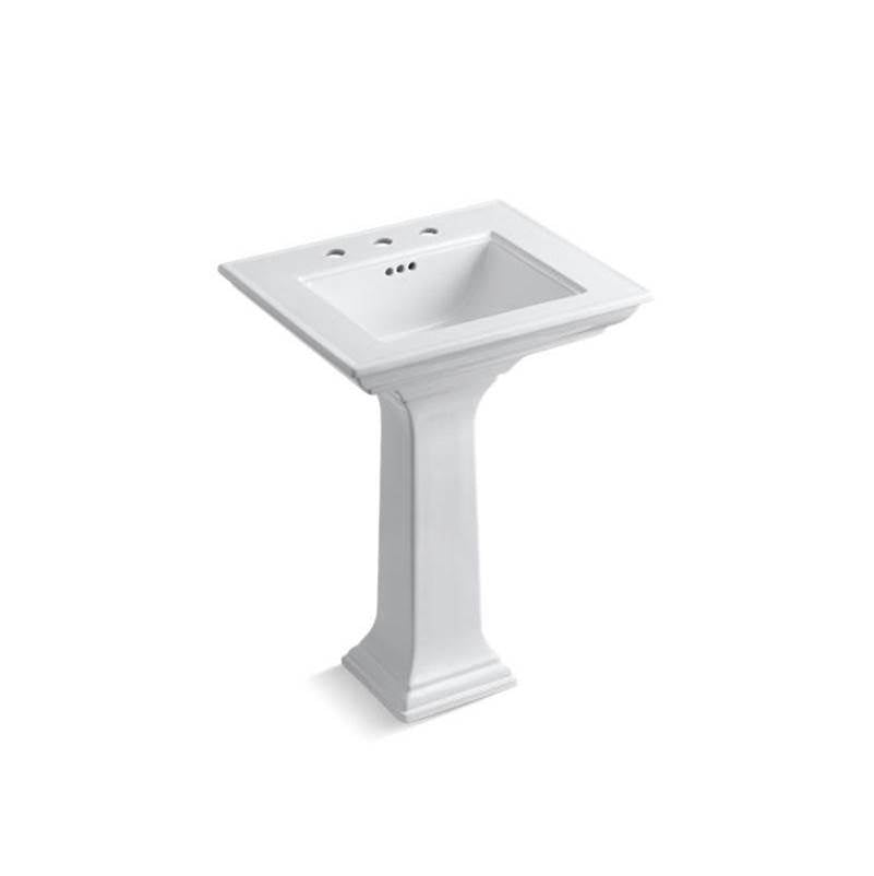 Kohler - Memoirs Stately 25'' rectangular pedestal bathroom sink - White