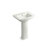 Kohler - Archer 24'' rectangular pedestal bathroom sink - Dune