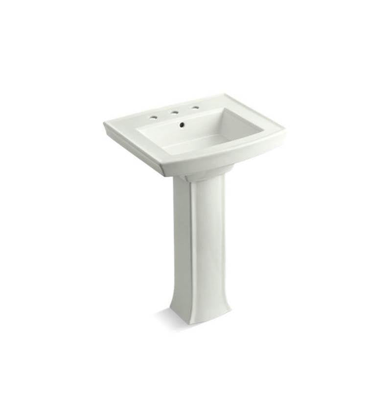 Kohler - Archer 24'' rectangular pedestal bathroom sink - Dune