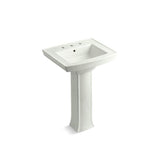 Kohler - Archer 24'' rectangular pedestal bathroom sink - Dune