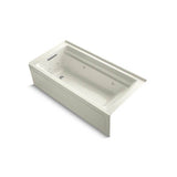 Kohler - Archer 72'' x 36'' alcove whirlpool bath with alcove, left drain - Biscuit