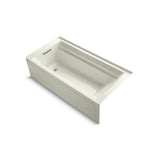 Kohler - Archer 72'' x 36'' alcove bath, left drain - Biscuit