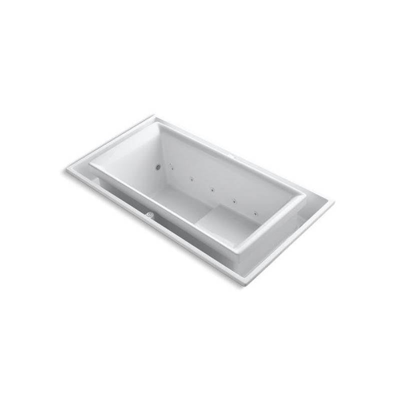 Kohler - sok 63'' x 31-1/2'' drop-in Effervescence bath with chromatherapy and right-hand drain - White