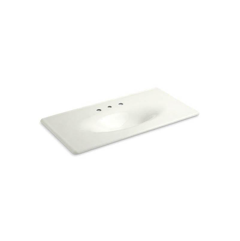 Kohler - Iron/Impressions 43'' Enameled cast iron vanity top with integrated oval sink - Dune