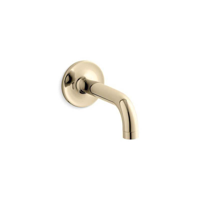 Kohler - Purist Wall-mount bath spout - Vibrant French Gold