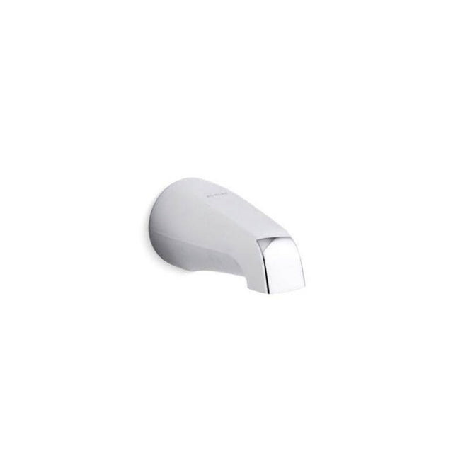 Kohler - Coralais Wall-mount bath spout, 4-7/8'', slip-fit connection - Polished Chrome
