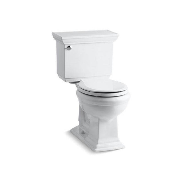 Kohler - Memoirs Stately Two-piece round-front toilet, 1.28 gpf - White