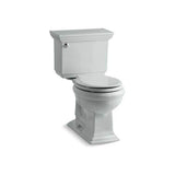 Kohler - Memoirs Stately Two-piece round-front toilet, 1.28 gpf - Ice Grey