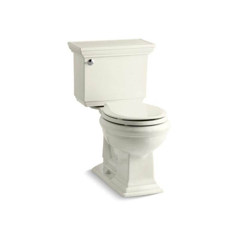 Kohler - Memoirs Stately Two-piece round-front toilet, 1.28 gpf - Biscuit