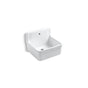 Kohler - GilfordE 24'' x 22'' bracket-mount scrub-up/plaster sink with single faucet hole - White