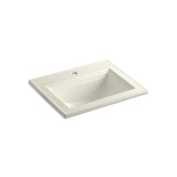 Kohler - Memoirs Stately 22-3/4'' rectangular drop-in bathroom sink - Biscuit