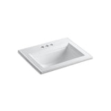 Kohler - Memoirs Stately 22-3/4'' rectangular drop-in bathroom sink - White