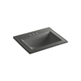 Kohler - Memoirs Stately 22-3/4'' rectangular drop-in bathroom sink - Thunder Grey