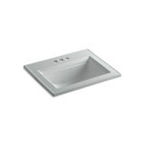 Kohler - Memoirs Stately 22-3/4'' rectangular drop-in bathroom sink - Ice Grey