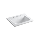 Kohler - Memoirs Stately 22-3/4'' rectangular drop-in bathroom sink - White