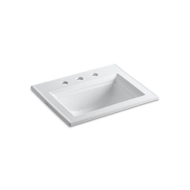 Kohler - Memoirs Stately 22-3/4'' rectangular drop-in bathroom sink - White