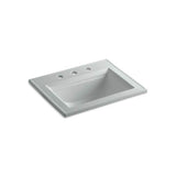 Kohler - Memoirs Stately 22-3/4'' rectangular drop-in bathroom sink - Ice Grey