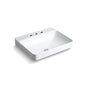 Kohler - Vox 23'' rectangular vessel bathroom sink - White