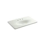Kohler - Iron/Impressions 37'' Enameled cast iron vanity top with integrated oval sink - Dune