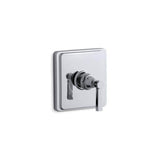 Kohler - Pinstripe Pure Rite-Temp valve trim with lever handle - Polished Chrome