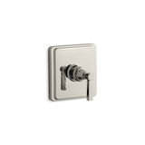 Kohler - Pinstripe Pure Rite-Temp valve trim with lever handle - Vibrant Polished Nickel