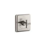 Kohler - Pinstripe Pure MasterShower temperature control valve trim with Lever handle - Vibrant Brushed Nickel