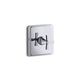 Kohler - Pinstripe Pure MasterShower temperature control valve trim with Lever handle - Polished Chrome