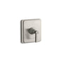 Kohler - Pinstripe MasterShower temperature control valve trim with Lever handle - Vibrant Brushed Nickel