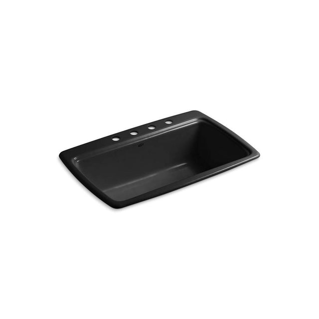 Kohler - Cape Dory 33'' top-mount single-bowl kitchen sink - Black