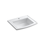 Kohler - Archer 22-3/4'' rectangular drop-in bathroom sink - White
