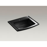 Kohler - Archer 22-3/4'' rectangular drop-in bathroom sink - Black