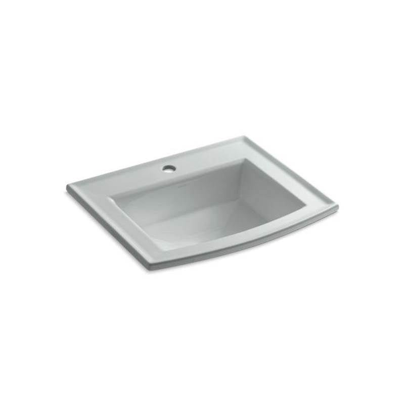 Kohler - Archer 22-3/4'' rectangular drop-in bathroom sink - Ice Grey