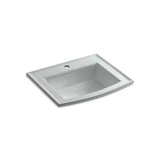 Kohler - Archer 22-3/4'' rectangular drop-in bathroom sink - Ice Grey