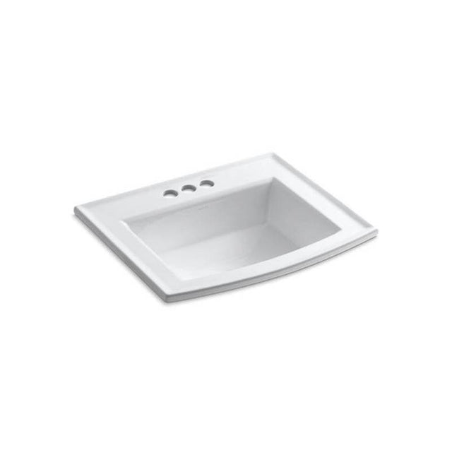 Kohler - Archer 22-3/4'' rectangular drop-in bathroom sink - White