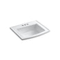 Kohler - Archer 22-3/4'' rectangular drop-in bathroom sink - White