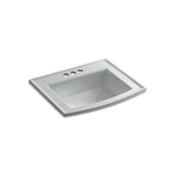 Kohler - Archer 22-3/4'' rectangular drop-in bathroom sink - Ice Grey