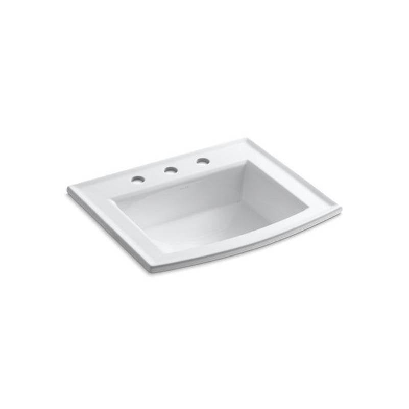 Kohler - Archer 22-3/4'' rectangular drop-in bathroom sink - White