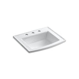 Kohler - Archer 22-3/4'' rectangular drop-in bathroom sink - White
